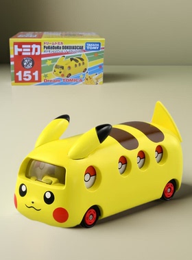 TOMY多美卡Dream梦想151号精灵宝可梦皮卡丘巴士合金小车玩具礼物