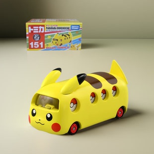 TOMY多美卡Dream梦想151号精灵宝可梦皮卡丘巴士合金小车玩具礼物