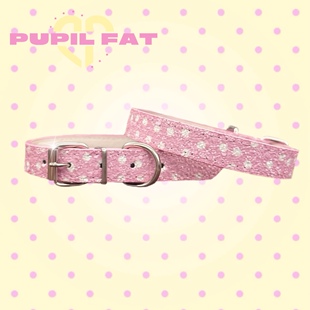PUPIL FAT原创“粉白波点甜心”项圈choker闪粉童趣千禧甜酷可爱