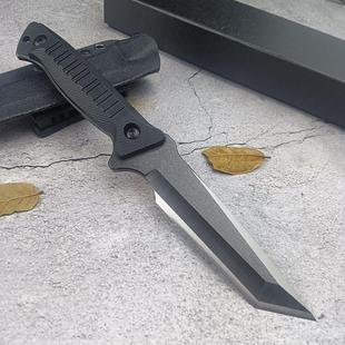 野外小刀户外多功能直刀开刃随身野营刀水果刀狩猎生存水果刀随身