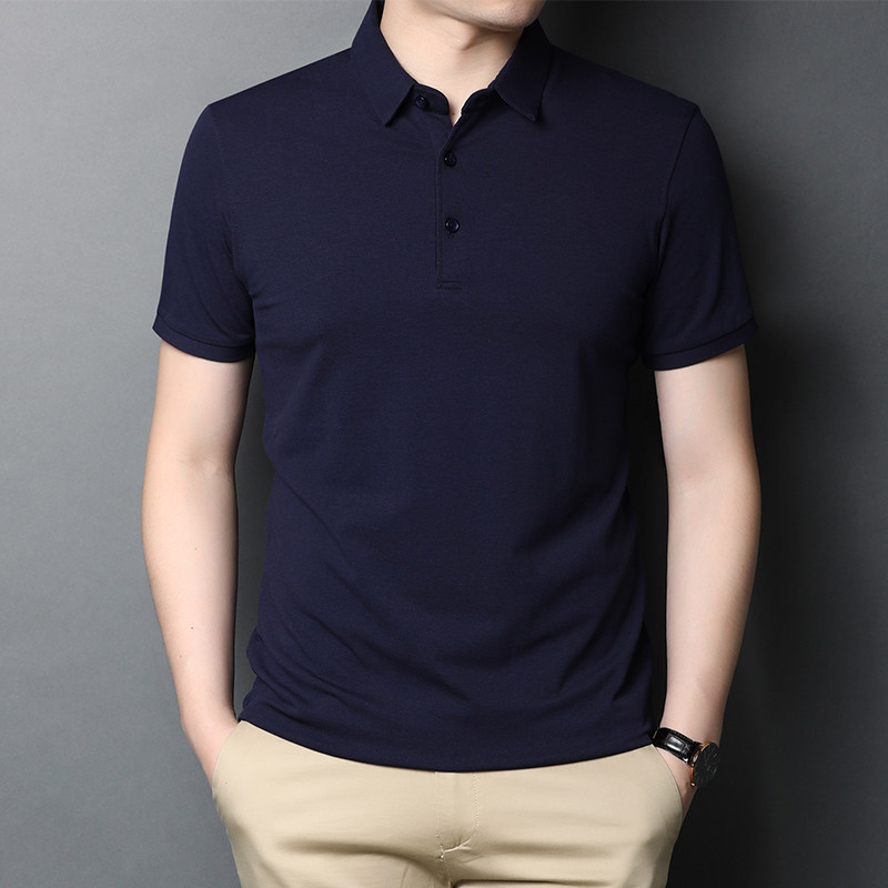 男士t恤短袖夏季男装2026新款翻领纯棉上衣服休闲潮牌半袖polo衫
