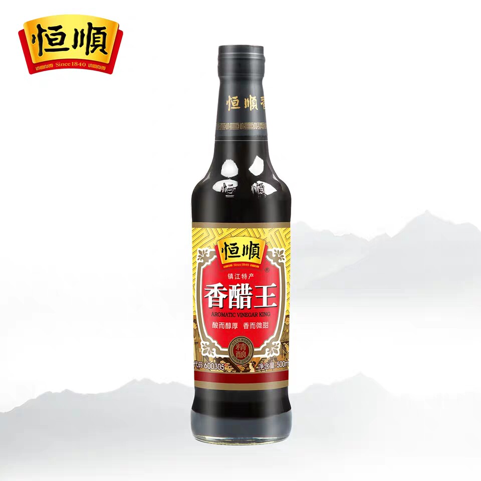 恒顺香醋 香醋王500ml 镇江特产粮食酿造 烹饪蘸食佐餐陈酿醋调味