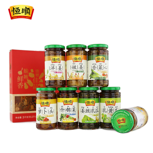 恒顺八宝酱菜礼盒375g*8瓶 镇江小菜礼品 镇江特产