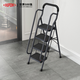 杜邦梯子家用扶梯折叠伸缩多功能楼梯爬梯安全铁梯子人字梯扶手梯
