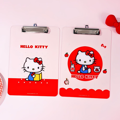正版HelloKitty夹板A4亚克力材质