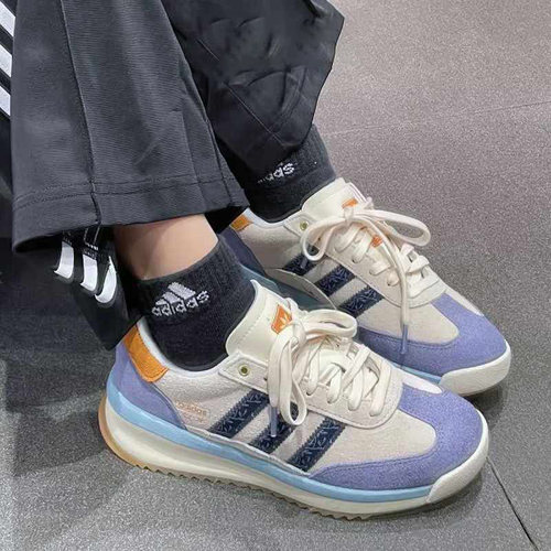 正品Adidas阿迪达斯三叶草SL72男女厚底时尚休闲运动T头鞋 JQ0957