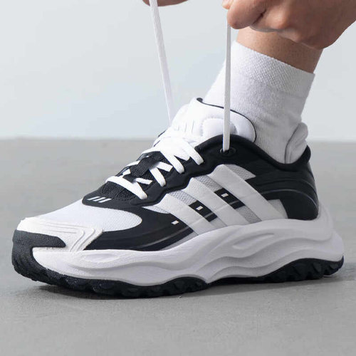 正品Adidas阿迪达斯男女鞋低帮减震耐磨厚底运动休闲老爹鞋JS0221
