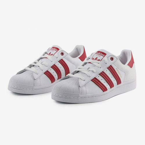 正品Adidas阿迪达斯三叶草贝壳头男女低帮耐磨休闲运动板鞋FY3117