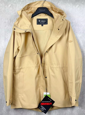 探路者2025春季新款女式防水抽绳收腰户外风衣外套TAYYAN82507