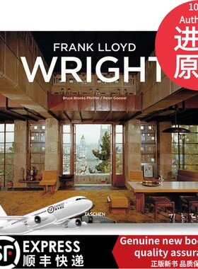 【进口原版书籍】现货 F9Frank Lloyd Wright [9783836555982]Bruce Brooks Pfeiffer, Peter G?ssel出版社9783836555982