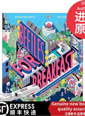 现货英文原版书进口书籍英文原版 Beetles for Breakfast 早餐吃甲虫 以及其他拯救地球的奇妙怪招 精装绘本 英文版 进口英语原版