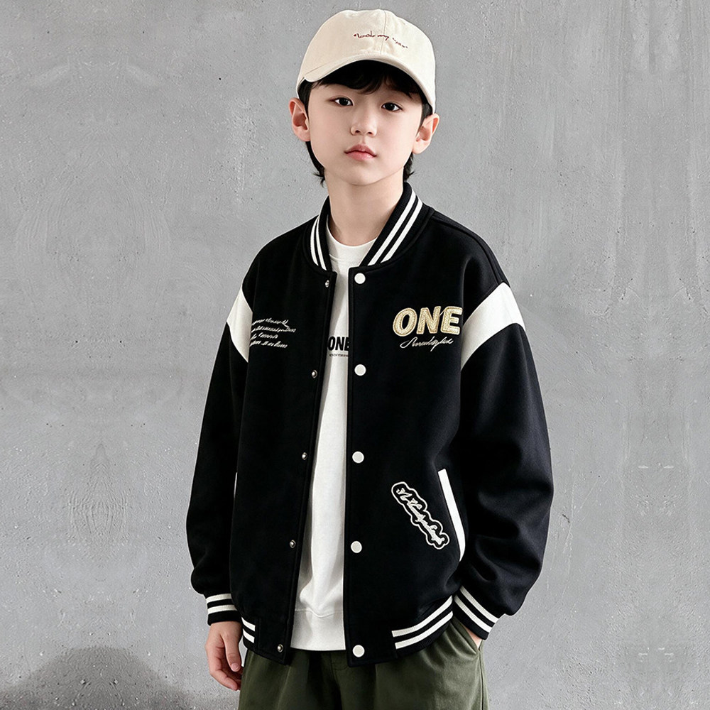 男童外套春秋季户外运动棒球服