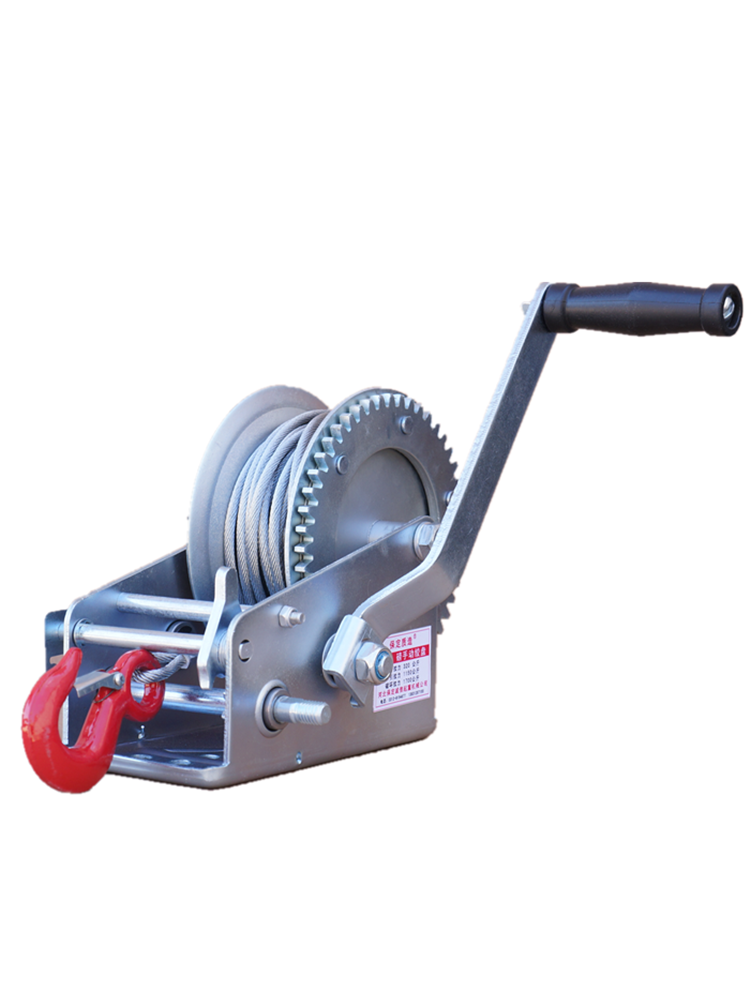 手摇绞盘卷扬机家用小吊机绞车手动提升机小型升降器牵引起重省力
