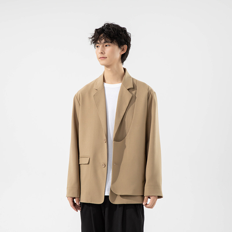 青年西装领单排扣长袖纯色西服P180,男装西服套装,星座407-1