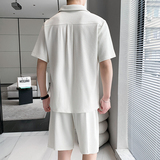夏季男士短袖休闲日常居家套装P85，男装T恤，星座407-1