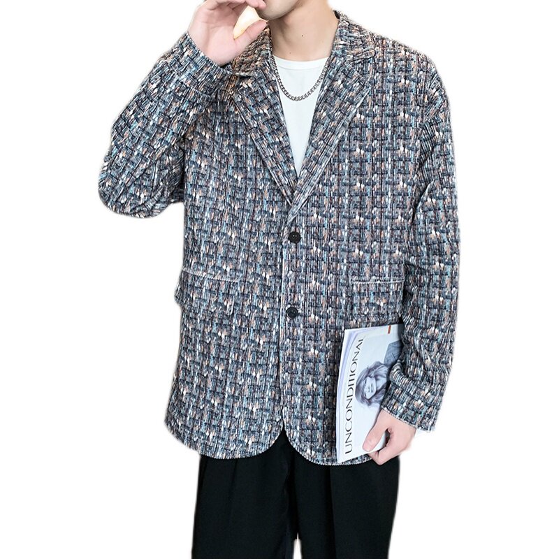 小香风休闲时尚男士单西服外套P115,男装西服,星座407-1