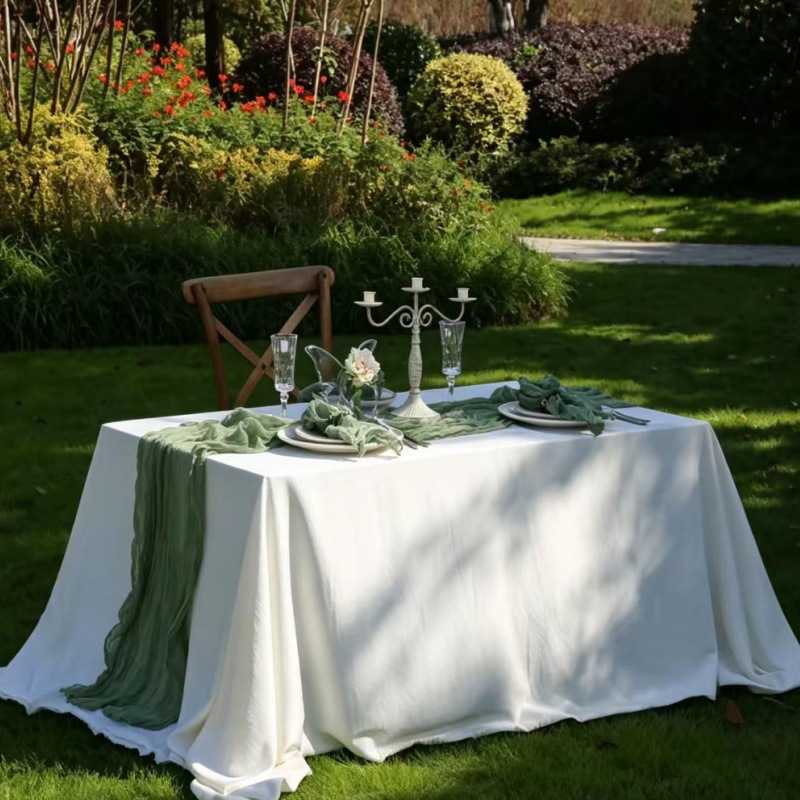 婚礼宴会花艺甜品台桌布生日沙龙