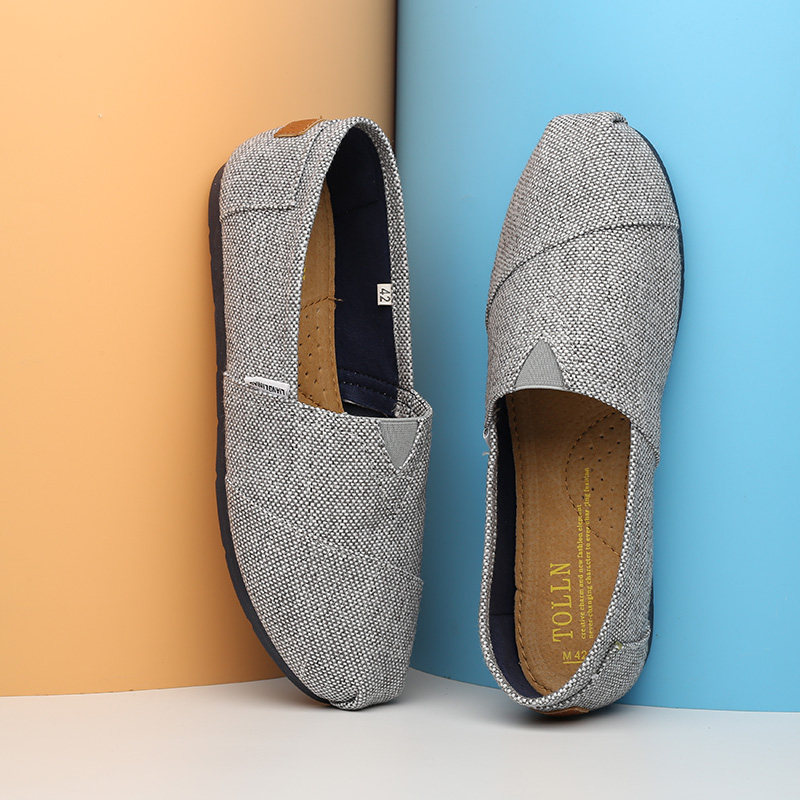 summer Trend Retro Flax Cloth shoes man leisure time canvas shoe Lazy man A pedal Chinese style Cotton and hemp Roundin the Men's Shoes, Canvas shoes  category - from Buy2taobao.com to provide professional Taobao agent buy service