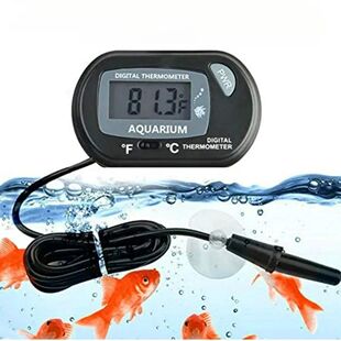 Digital Aquarium Thermometer with Probe Suction Cup Fish Tan
