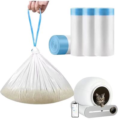 Pet Cat Poop Bags Drawstre Closure for Tonepie Cat Litter Bo