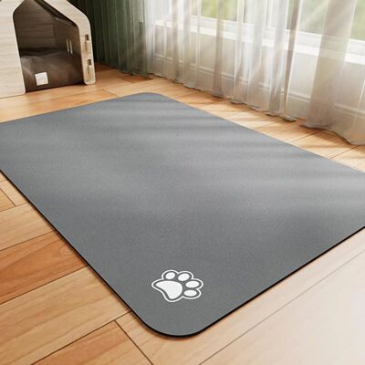 Pet Feeding Mat Absorbent Dog Cat Mat for Food and Water Eas