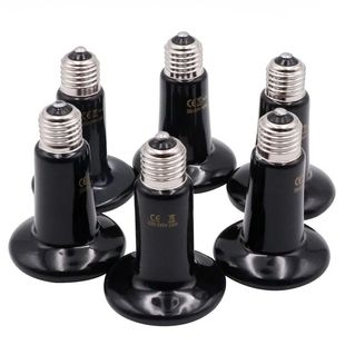 Ceramic Pet Heating Lamp 1Pcs Emitter Infrared Black Heat