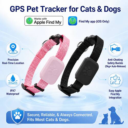 Remote Pet GPS Tracker Waterproof Real-Time Tracking Movemen