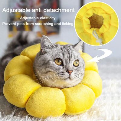Sunflower Pet Elizabethan Collar Anti-Bite Surgery Anti-Lick