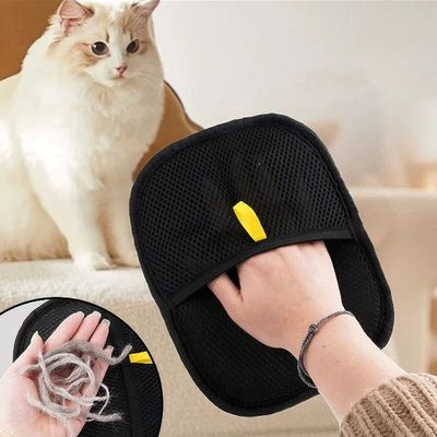Pet Grooming Gloves Static Dedusting Brush Pet Hair Remover