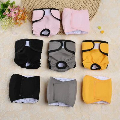 Reusable Sanitary Panties Washable Small Dog Pet Diapers Fem