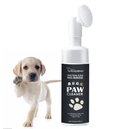 100mlPaw Cleaner Foam Dog Claw Cleaner Cat Paw Cleaner Water