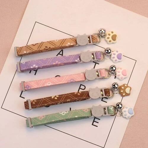 Cute Neck Pet Collar with Bell for Small Dogs Puppy Kitten S
