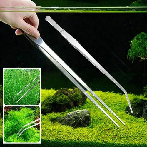 38cm Stainless Steel Aquarium Tweezers Pliers Fish Tank Plan
