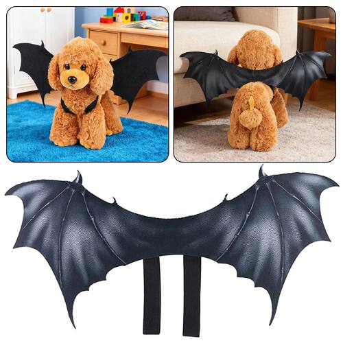 Pet Halloween Costume,Party Bat-Wings Decoration,Funny Pet B