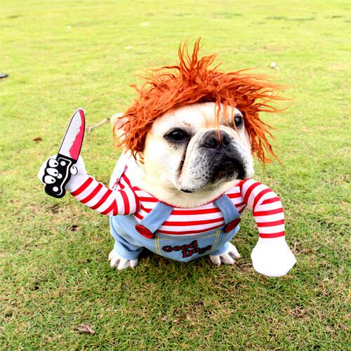 Pet Dog Funny Clothes Dogs Cosplay Costume Halloween Christm
