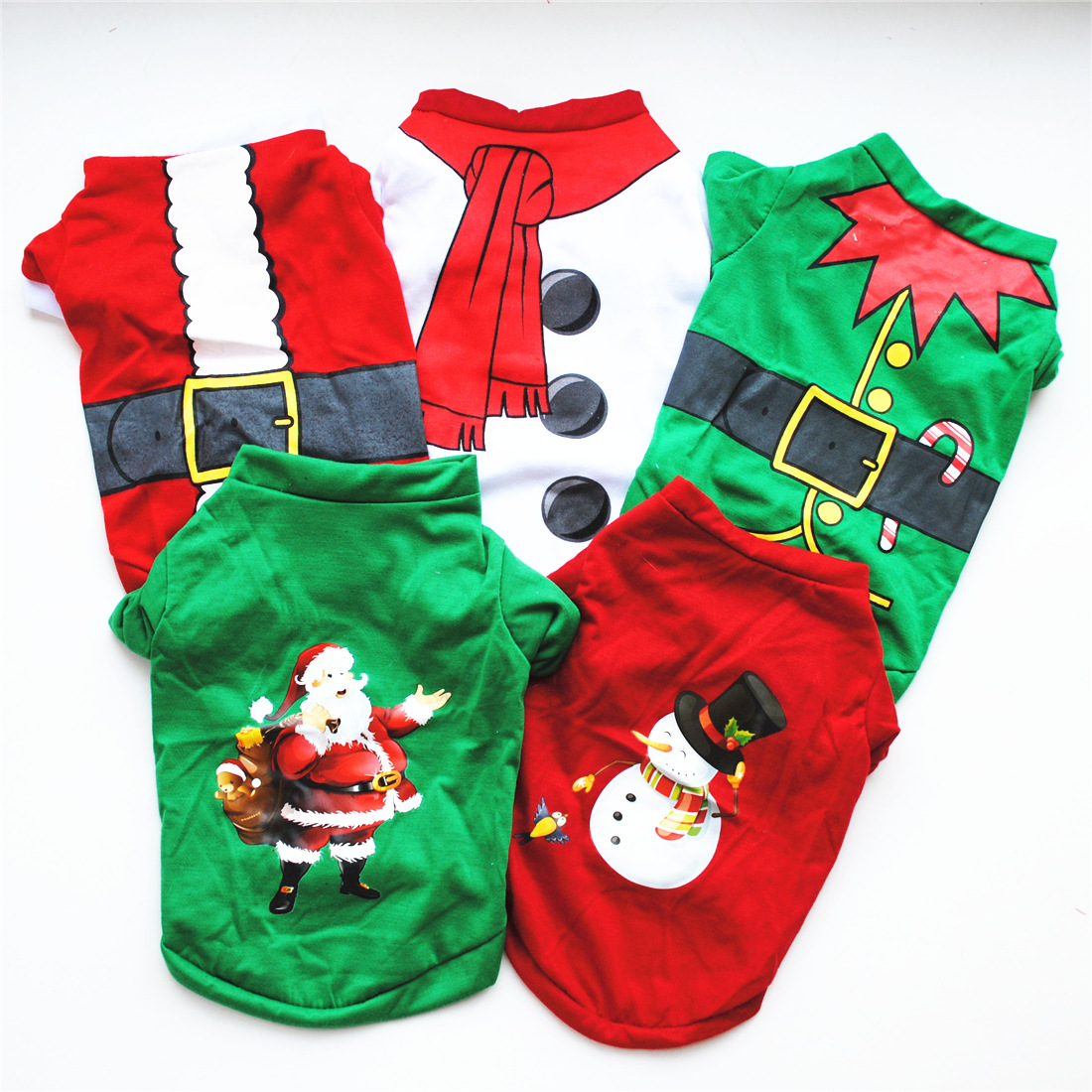 Dog Clothes Christmas Costume T-shirt Teddy Than Bear Beaumi