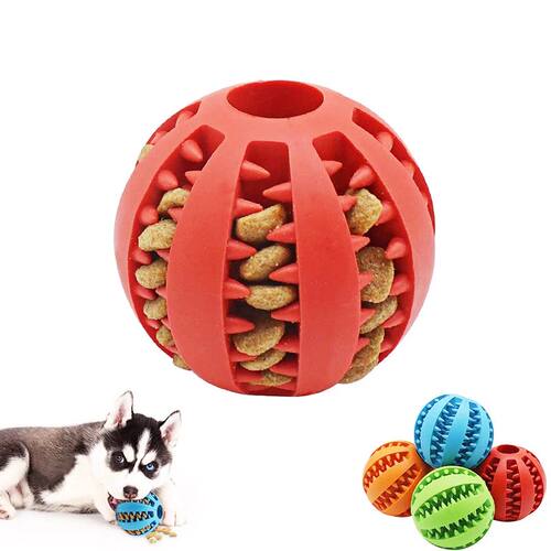 Dog Ball Toys for Small Dogs Interactive Elasticity Puppy Ch