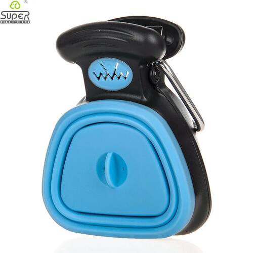 Dog Pet Travel Foldable Pooper Scooper With 1 Roll Decomposa