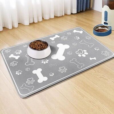 .Diatomaceous Mud Absorbent Pet Placemat For Food And Water
