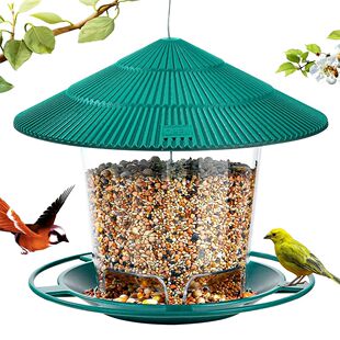 Waterproof Hanging Wild Bird Seed Feeder Bird Feeding Tool G