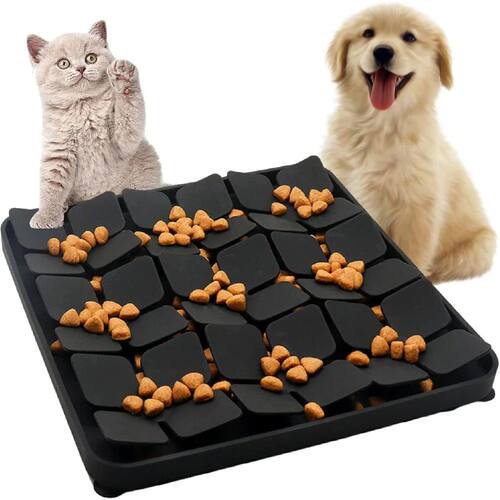 Dog Food Slow Feeder Sniff Mat with Suction Cup for Train Yo