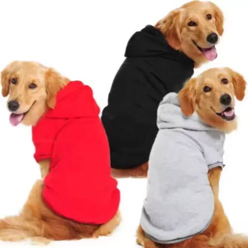 Winter Dog Clothes Sport Hoodies Sweatshirts Warm Coat Cloth