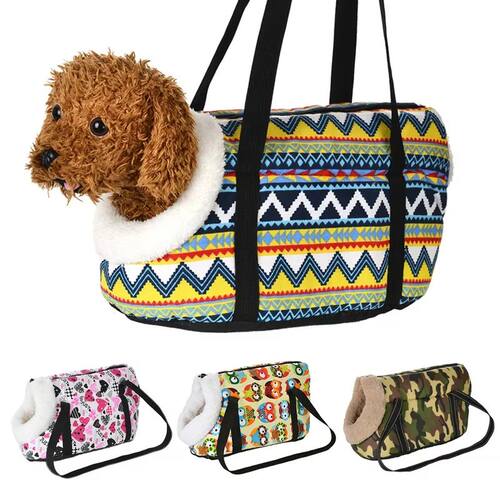 Classic Pet Carrier For Small Dogs Cozy Soft Puppy Cat Dog B