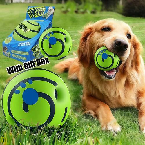 Dog Toy Wobble Wag Giggle Glow Ball Interactive Dog Attentio