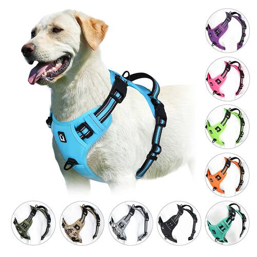 No Pull Dog Harness, Soft Padded Pet Vest with Easy Control