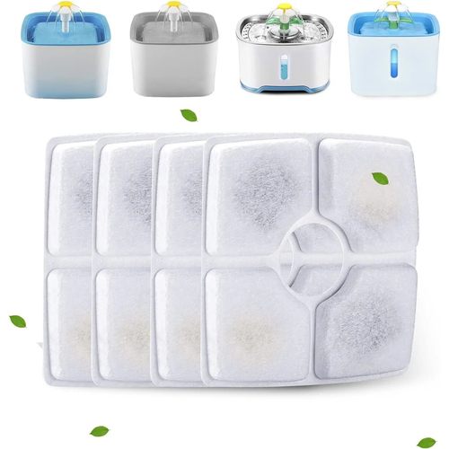 Cat Water Fountain Filter 4/8 Pack Dog Feeders Fountain Filt