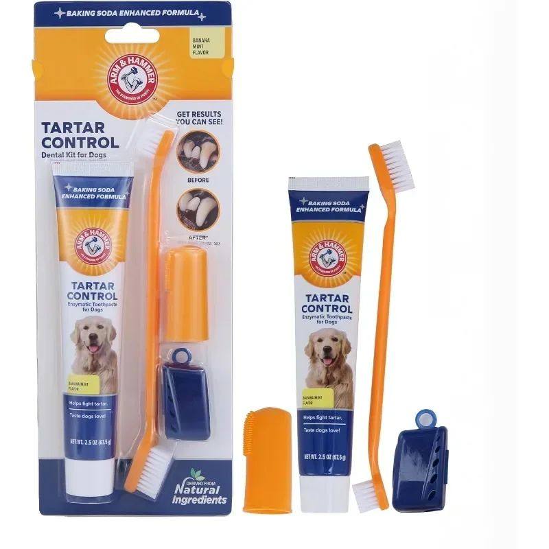 Pet Cleaning Tools Kit Dog Gum Care Products Kit Reduces Pla