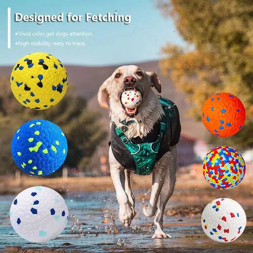 Bite Resistant Solid Dog Ball Toys for Small Large Dogs High