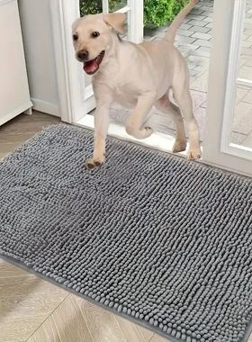 Dog Doormats for Muddy Paws Absorbent Non-slip Washable Mat