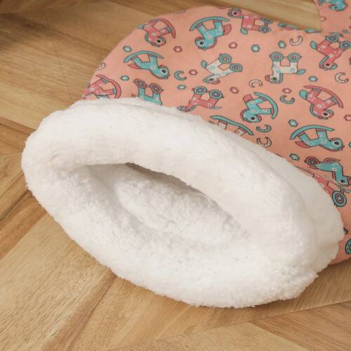 Cat Sleeping Bag Soft Cuddly Fluffy Feel Thickened Pet Pocke
